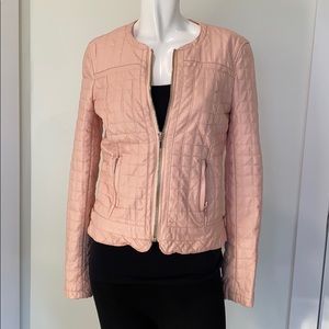 Faux leather jacket